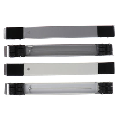 2 PCS Washing Machine Stand Movable Adjustable Refrigerator Base(Silver) by bashfashion