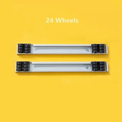 2 PCS Washing Machine Stand Movable Adjustable Refrigerator Base(Silver) by bashfashion