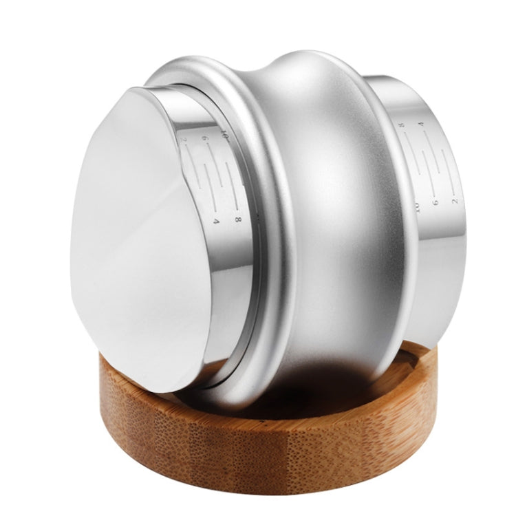 ENB-11 51mm Stainless Steel Coffee Cloth Powder Dispenser Coffee Machine Handle Universal, Colour: One Word Double Head Silver by bashfashion