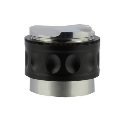 YK33258 Stainless Steel Double-Ended Coffee Cloth Dispenser, Size: 51mm(Black Finger Buckle Type) by bashfashion