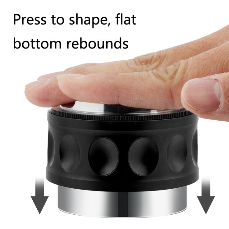 YK33258 Stainless Steel Double-Ended Coffee Cloth Dispenser, Size: 53mm(Black Finger Buckle Type) by bashfashion