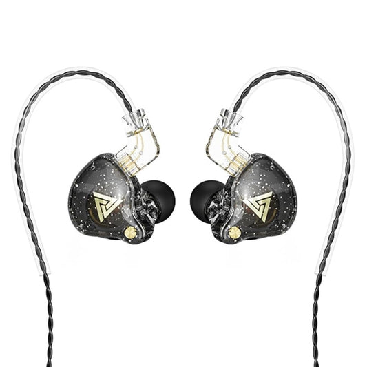 QKZ AK6 PRO HiFi Subwoofer In-Ear Wired Headphones with Mic(Black) by QKZ