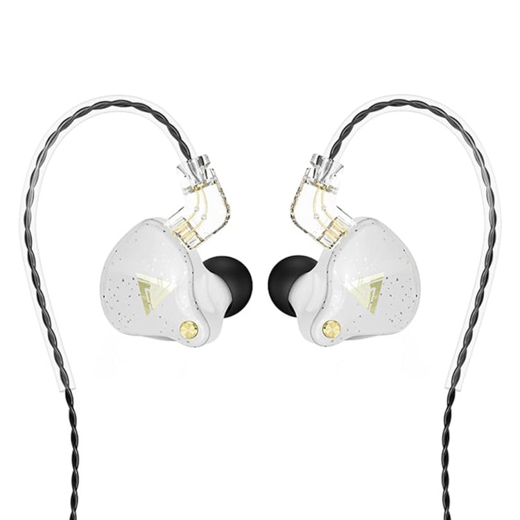 QKZ AK6 PRO HiFi Subwoofer In-Ear Wired Headphones with Mic(White) by QKZ