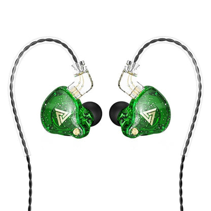 QKZ AK6 PRO HiFi Subwoofer In-Ear Wired Headphones with Mic(Green) by QKZ