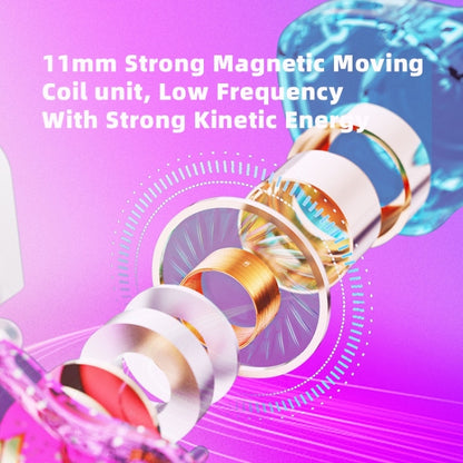 QKZ AK6 PRO HiFi Subwoofer In-Ear Wired Headphones with Mic(Colorful) by QKZ