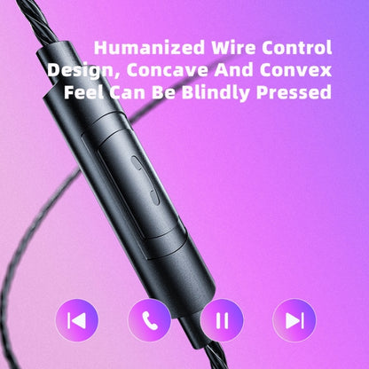 QKZ AK6 PRO HiFi Subwoofer In-Ear Wired Headphones with Mic(White) by QKZ