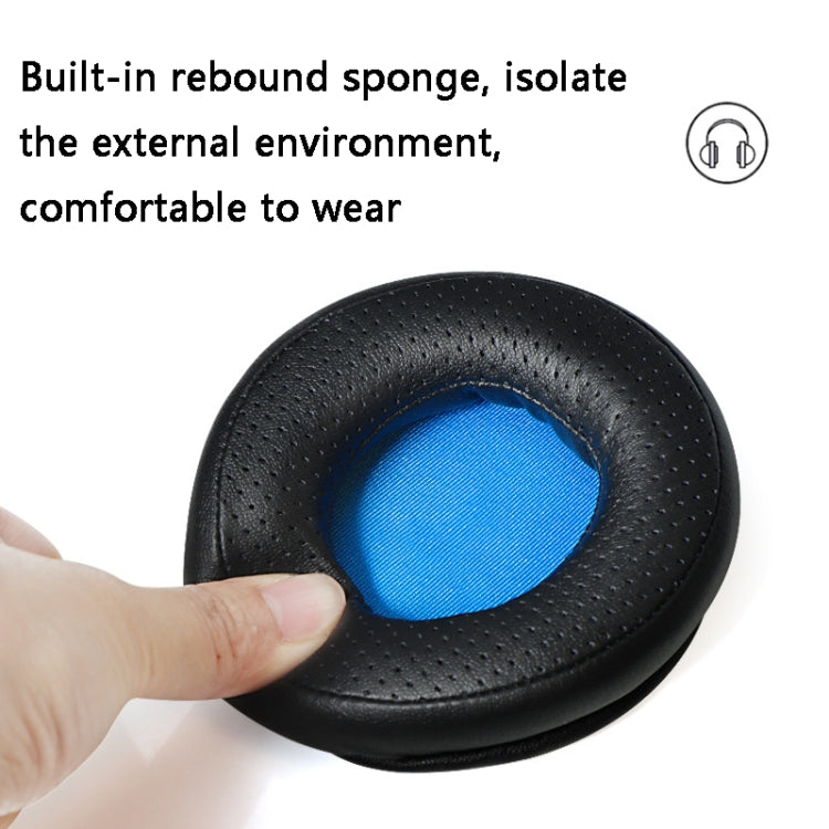 2 PCS Headset Sponge Earmuffs For Razer Kraken 7.1 V1 Pro, Colour: Black+Black Net by bashfashion