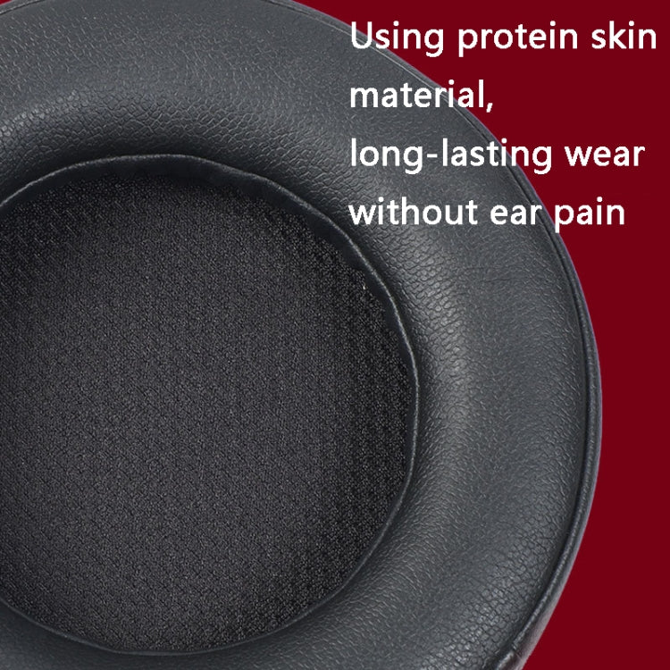 2 PCS 001 Headset Earmuffs with Snap-fit for Corsair Virtuoso RGB, Spec: Gray Lambskin by bashfashion