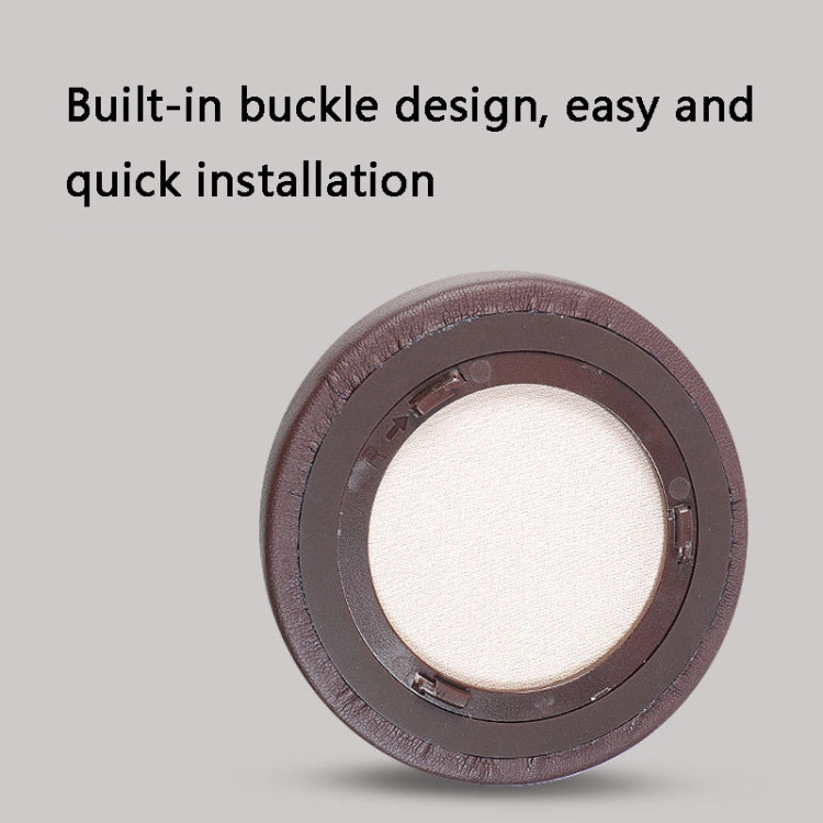 2 PCS 001 Headset Earmuffs with Snap-fit for Corsair Virtuoso RGB, Spec: Gray Lambskin by bashfashion