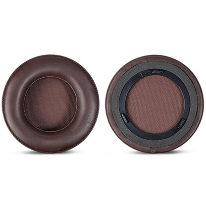 2 PCS 001 Headset Earmuffs with Snap-fit for Corsair Virtuoso RGB, Spec: Brown Lambskin by bashfashion