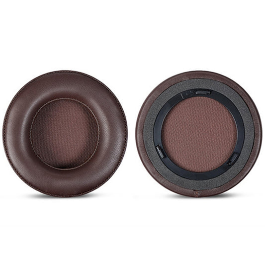 2 PCS 001 Headset Earmuffs with Snap-fit for Corsair Virtuoso RGB, Spec: Brown Lambskin by bashfashion