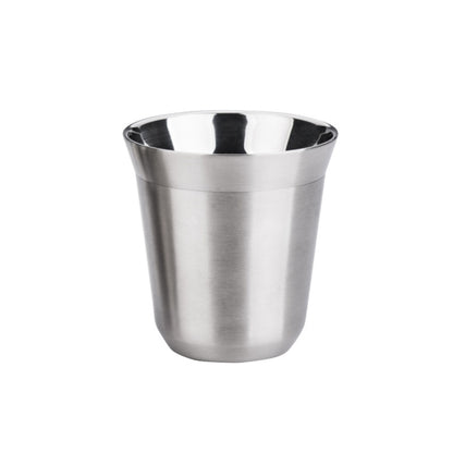304 Stainless Steel Coffee Capsule Cup Double Insulation Coffee Cup, Style: Large Single Cup by bashfashion