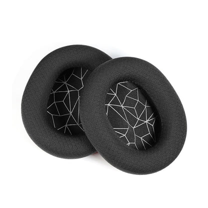 2pcs Sponge Headset Pad for Steelseries Arctis Pro / Arctis 3 / 5 / 7(White Print Mesh) by bashfashion