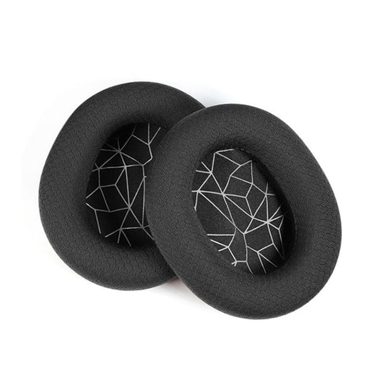2pcs Sponge Headset Pad for Steelseries Arctis Pro / Arctis 3 / 5 / 7(White Print Mesh) by bashfashion