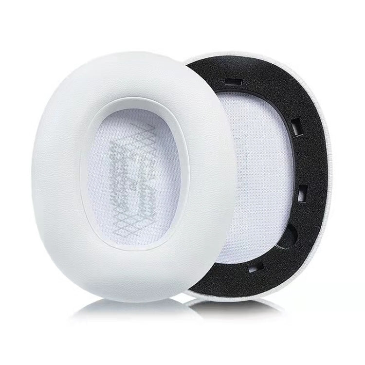 2pcs Sponge Earphone Cover For JBL Live 650BT/660NC/Duet(White) by bashfashion