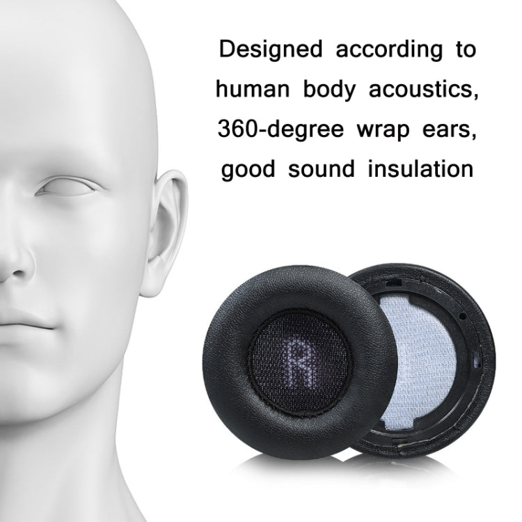 2pcs Protein Skin Sponge Earphone Cover For JBL E45BT/E35/E45(A-Red) by bashfashion