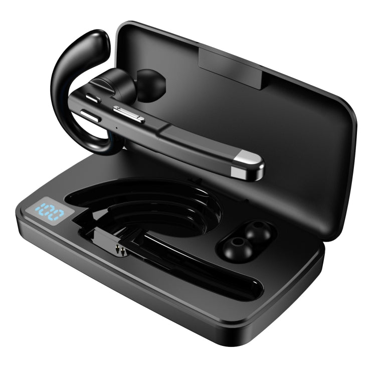 520 Gen2 Earhook Business Bluetooth Headphone, Style: With Charging Case by bashfashion