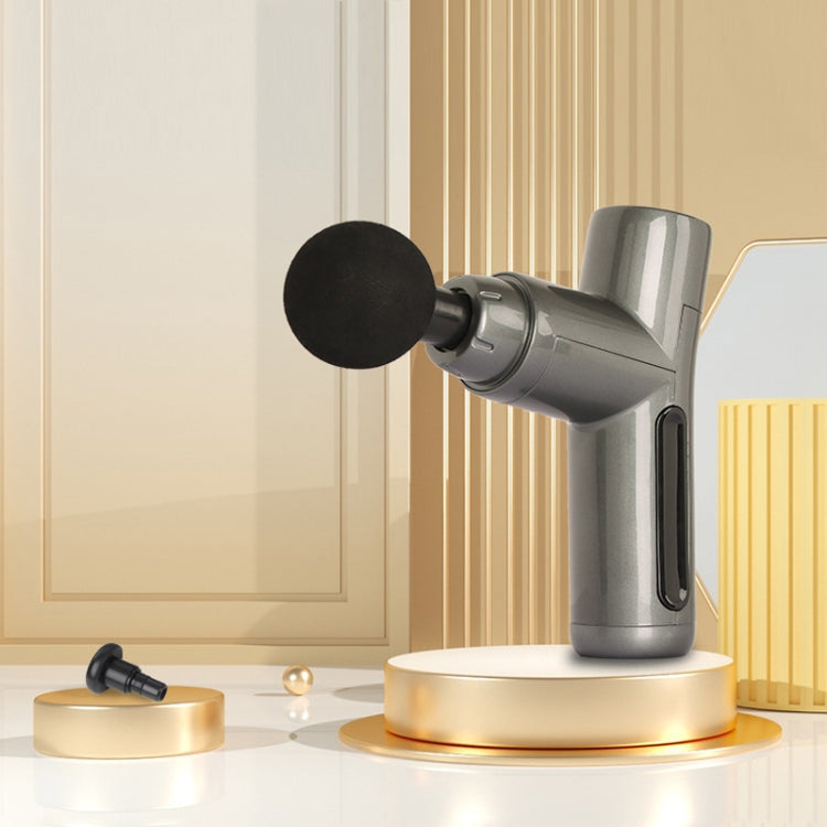 JM-09 Brushless Mini Massage Vibration Fascia Gun(Grey) by bashfashion