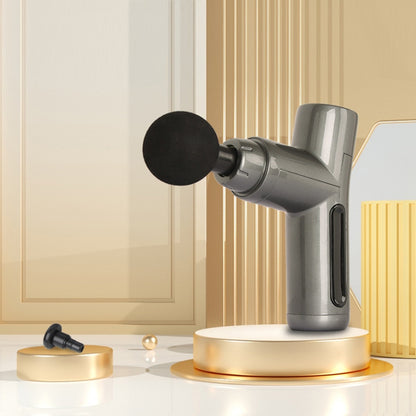 JM-09 Brushless Mini Massage Vibration Fascia Gun(Grey) by bashfashion