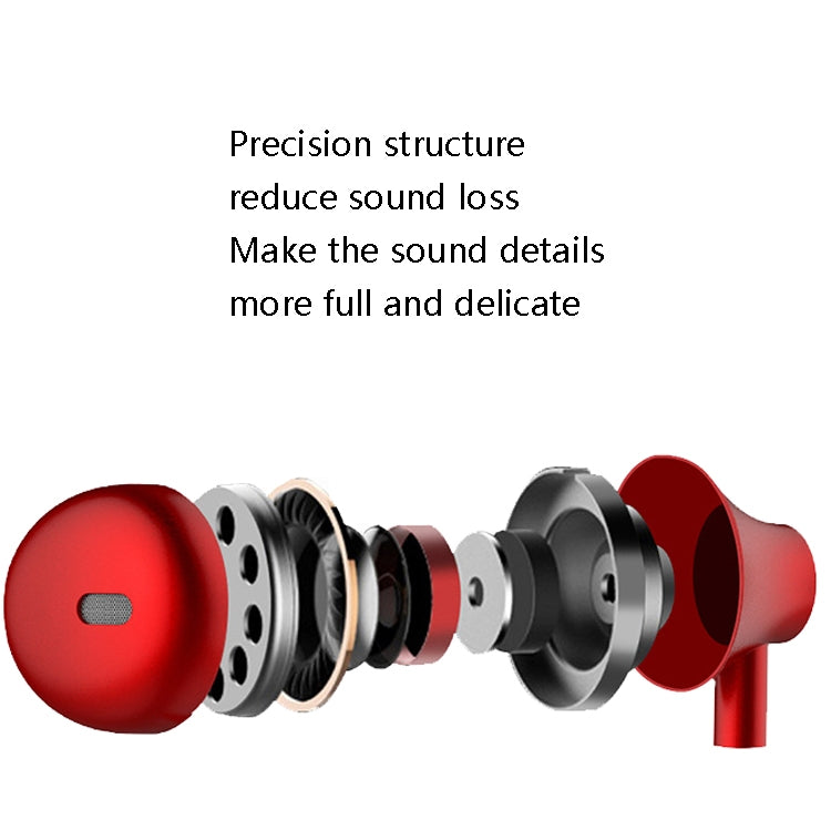 2 PCS TS720 3.5mm Heavy Bass Metal Earbud Wired Earphone(Black) by bashfashion