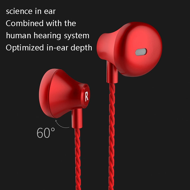 2 PCS TS720 3.5mm Heavy Bass Metal Earbud Wired Earphone(Silver Gray) by bashfashion