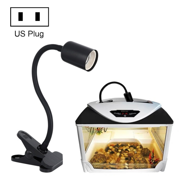 ZY-UAB Turtle Backlight UVA Heated Climbing Pet Backlight, US Plug Without Bulb(Black Elbow Long Light Stand) by bashfashion