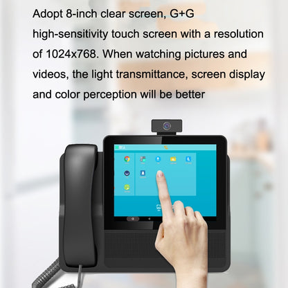 S09 8 Inch HD Audio And Video Conference 6 SIP Line PSP Line PSTN/VOIP IP Business Office Phone by bashfashion