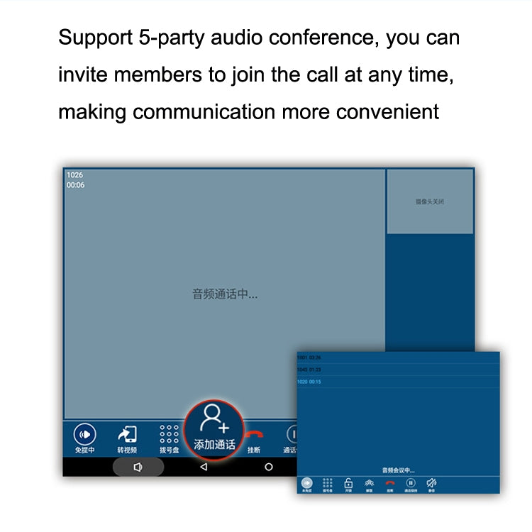 S09 8 Inch HD Audio And Video Conference 6 SIP Line PSP Line PSTN/VOIP IP Business Office Phone by bashfashion