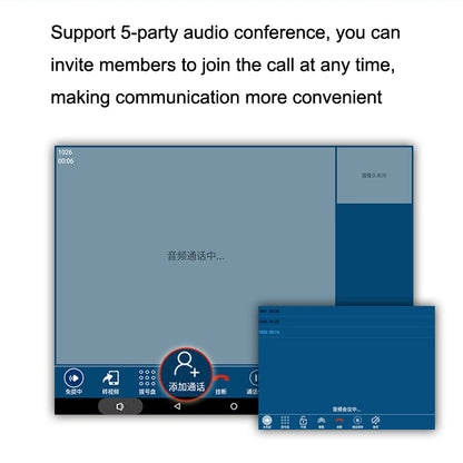 S09 8 Inch HD Audio And Video Conference 6 SIP Line PSP Line PSTN/VOIP IP Business Office Phone by bashfashion