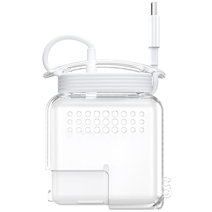 OATSBASF Transparent Silicone Power Protective Case For IPhone MacBook Pro Air 20W by OATSBASF