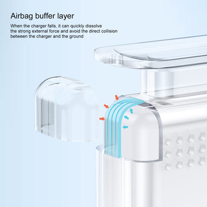 OATSBASF Transparent Silicone Power Protective Case For IPhone MacBook Pro Air 20W by OATSBASF