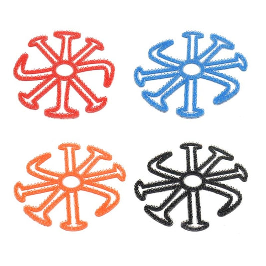 Riding Silicone Helmet Inner Pad Anti-Pressure Hair Breathable Portable Helmet Pad(Orange) by bashfashion