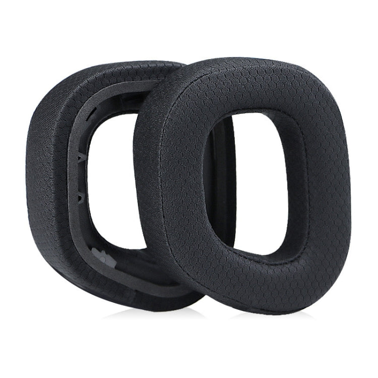 2 PCS RGB Headest Sponge Cover Earmuffs For Corsair HS80(Full Mesh) by bashfashion