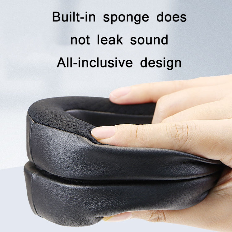 2 PCS RGB Headest Sponge Cover Earmuffs For Corsair HS80(Mesh + Protein Skin) by bashfashion