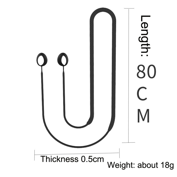 2 PCS Bluetooth Earphone Silicone Anti-Lost Cord For Samsung Glaxy Buds 2(White) by bashfashion