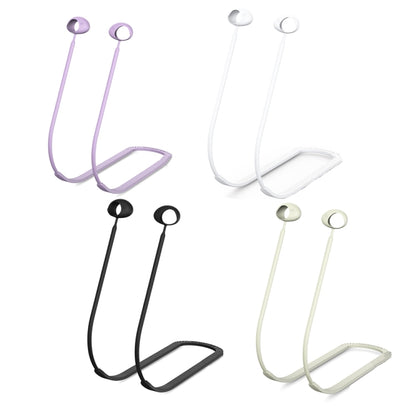 2 PCS Bluetooth Earphone Silicone Anti-Lost Cord For Samsung Glaxy Buds 2(Luminous Fragrant Green) by bashfashion