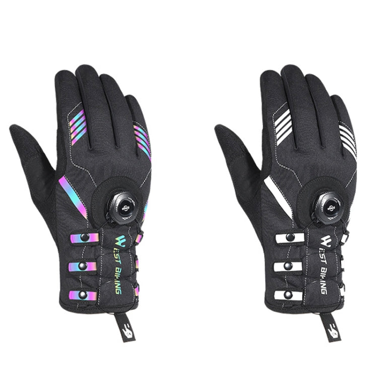 A Pair WEST BIKING Cycling Breathable Self-locking Gloves with Buckle, Size: XL(Anti-light Type) by WEST BIKING
