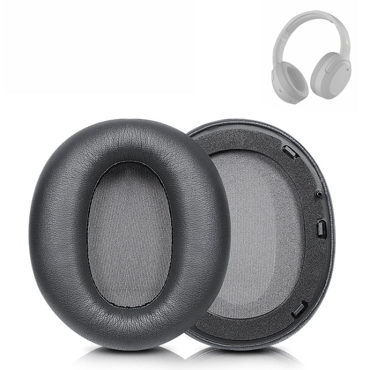 2 PCS Headset Earmuffs Sponge Cover for Edifier W820nb,Style: Titanium Gray by bashfashion
