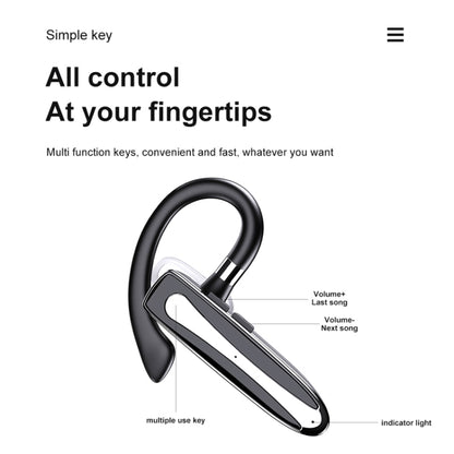 530 Business Model Hanging Ear Stereo Bluetooth Headset(Single Earphone) by bashfashion