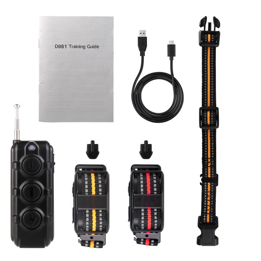 Electronic Dog Trainer Rechargeable Pet Remote Control Bark Stopper, Specification: 1 Drag 1 Red by bashfashion