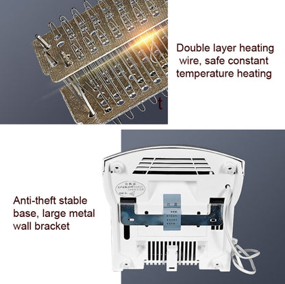 Interhasa 220V 1800W Hot and Cold Switching Electric Hand Dryer,Model: A1002 Gold,CN Plug by bashfashion