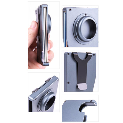 AK-1 RFID Portable Anti-theft Card Holder For AirTag(Blue) by bashfashion