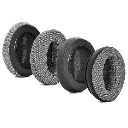 2pcs Sponge Sleeve Ear Cushion For Sennheiser HD4.50BT HD4.40BTNC(PU Leather + Linen Gray) by bashfashion