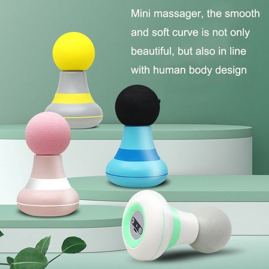Mini Fascia Device Smart Whole Body Muscle Vibrating Massage Relaxer, Style: Ordinary Model (Yellow) by bashfashion