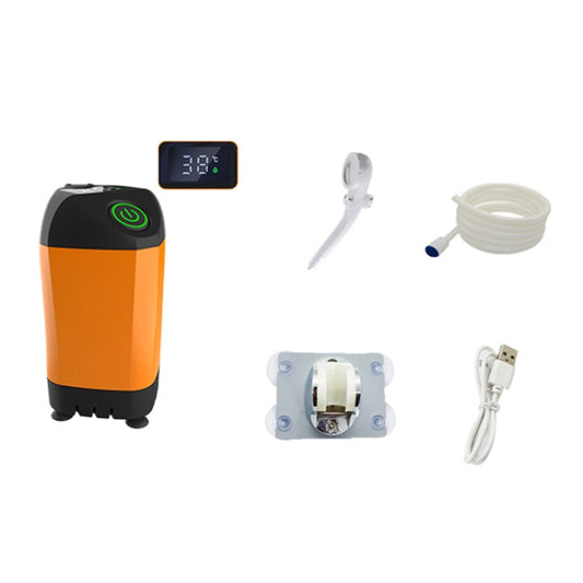 Outdoor Bath Artifact Field Dormitory Simple Electric Shower, Specification: Digital Display 7800mAh by bashfashion