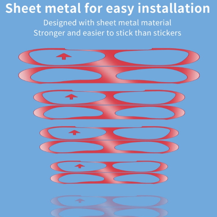 2 PCS Headphone Inner Cover Sticker Dustproof Protective Film For Airpods 3(Black) by bashfashion