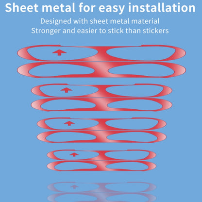 2 PCS Headphone Inner Cover Sticker Dustproof Protective Film For Airpods 3(Purple) by bashfashion