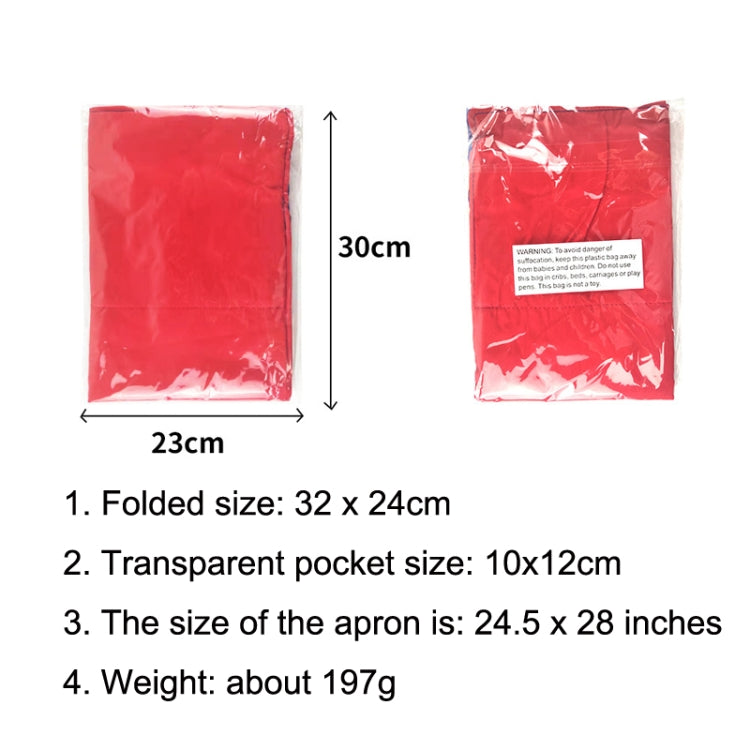 Felt Cloth Picture Book DIY Story Teaching Apron(Dark Blue) by bashfashion