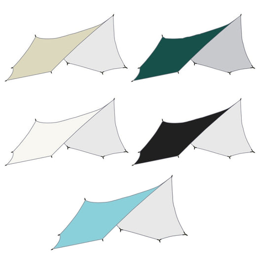 Outdoor Octagonal Curtain Tent Rain and Sun Protection Camping Sunshade Pergola, Color: White by bashfashion