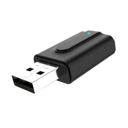 BT10 2 In 1 USB Bluetooth 5.0 Transmitter Receiver Speaker Computer Wireless Headphone Adapter by bashfashion